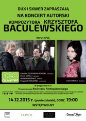 Koncert autorski Krzysztofa Baculewskiego