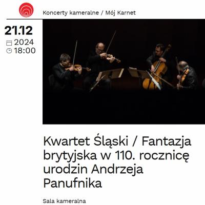 "British Fantasy" on the 110th anniversary of birth of Andrzej Panufnik
