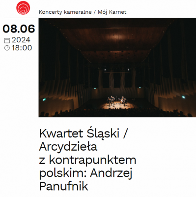 Katowice | "Silesian Quartet. Masterpieces with Polish counterpoint": Andrzej Panufnik