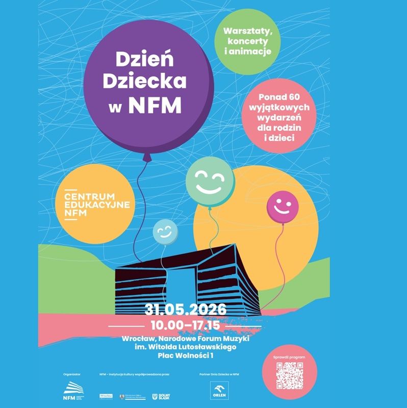 Poster promoting the Children's Day 2026 at the NFM