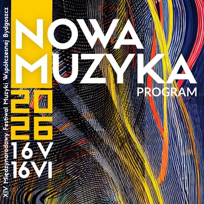 Poster promoting the 14th "New Music" Festival in Bydgoszcz