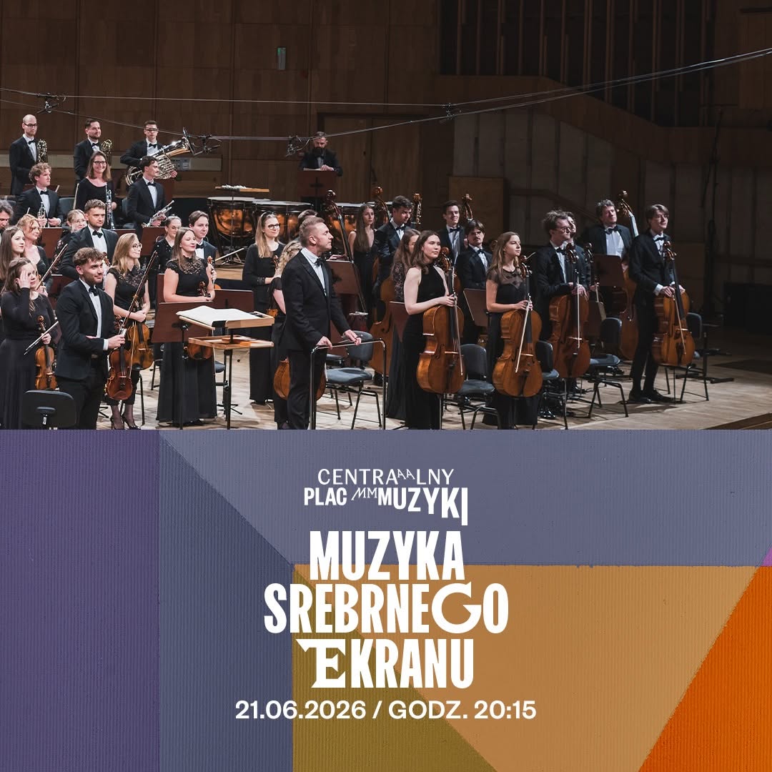 Grafika promująca koncert MUZYKA SREBRNEGO EKRANU
