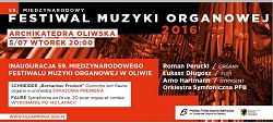 59. Festiwal Organowy w Oliwie