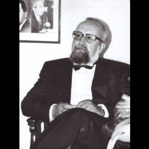 Krzysztof Penderecki w kuluarach Filharmonii Narodowej po koncercie inauguracyjnym XXIX Warszawskiej Jesieni. © Andrzej Glanda