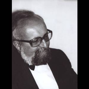 Krzysztof Penderecki w kuluarach Filharmonii Narodowej po koncercie inauguracyjnym XXIX Warszawskiej Jesieni. © Andrzej Glanda