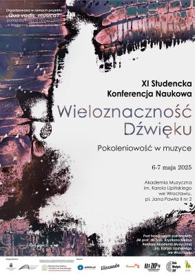 XI Studencka Konferencja Naukowa "Wieloznaczność dźwięku” i koncerty we Wrocławiu