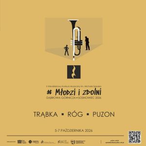 grafika promująca 2. Młodzieżowy Konkurs Muzyczny im. Michała Spisaka "Młodzi i zdolni”