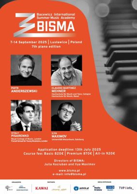 IV BISMA - Bacewicz International Summer Music Academy in Lusławice