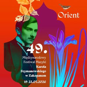 grafika promująca 49. Międzynarodowy Festiwal Muzyki Karola Szymanowskiego w Zakopanem