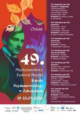 49. Międzynarodowy Festiwal Muzyki Karola Szymanowskiego w Zakopanem: "Muzyka Orientu"