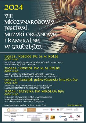 VIII Festiwal Muzyki Organowej i Kameralnej w Grudziądzu