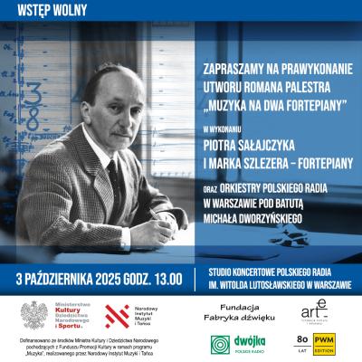Prawykonanie „Muzyki na dwa fortepiany” Romana Palestra