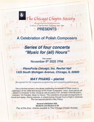 Koncert z okazji 100-lecia Związku Kompozytorów Polskich w Chicago