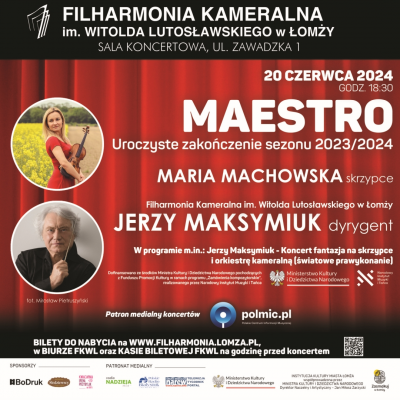 Łomża | Światowe prawykonanie "Koncertu-fantazji" Jerzego Maksymiuka