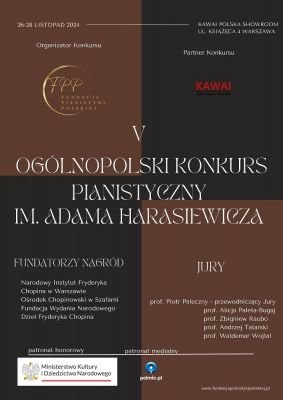 V Ogólnopolski Konkurs Pianistyczny im. A. Harasiewicza w Warszawie