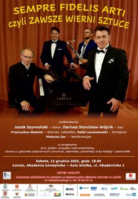 Jubilee Concert “Sempre fidelis arti, or Always Faithful to Art” in Łomża