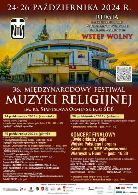 36th International Fr. Stanisław Ormiński Festival of Religious Music