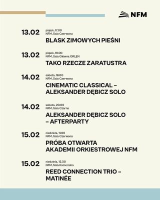 "Matinée" w NFM - Reed Connection Trio