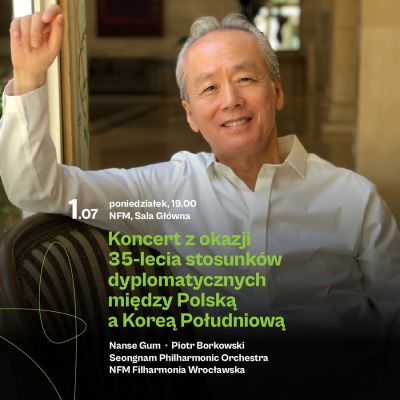 Koncert w NFM z okazji 35-lecia stosunków dyplomatycznych między Polską a Koreą Południową