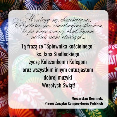 Radosnych Świąt Wielkanocnych!