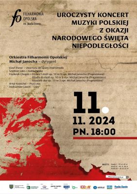 Festive Concert of Polish Music on the Occasion of the National Independence Day