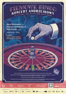 "Filmowe Bingo" – koncert Andrzejkowy w Filharmonii Zielonogórskiej