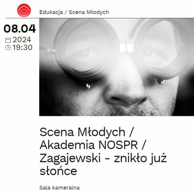 Katowice | Orkiestra Akademii NOSPR prawykona najnowszy utwór Artura Zagajewskiego