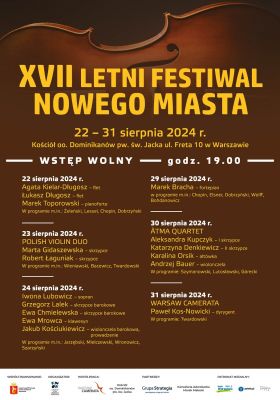 17th New Town Festival in Warsaw