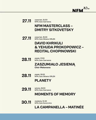 "La campanella" - Matinée w NFM