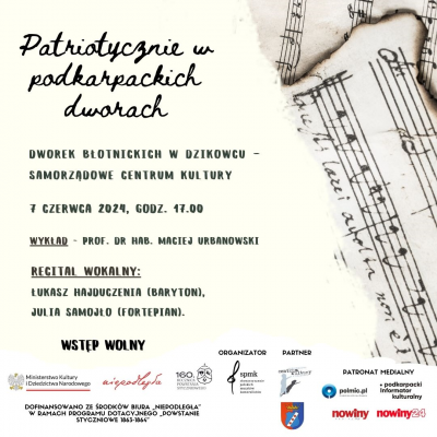 Dzikowiec, Niwiska | "Patriotycznie w podkarpackich dworach"