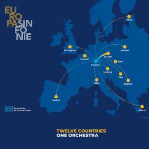 Grafika promująca projekt "Europasinfonie"