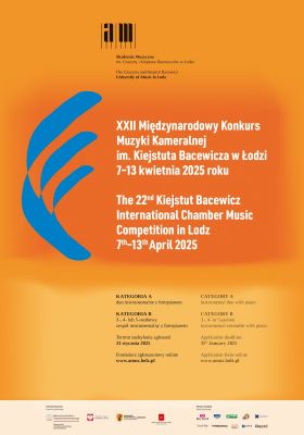 22nd International Kiejstut Bacewicz Chamber Music Competition