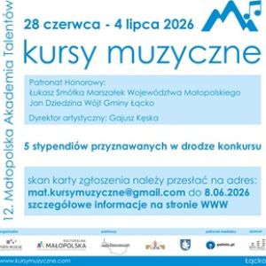 Grafika promująca Małopolską Akademię Talentów