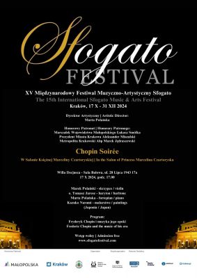 15th International Music and Art Festival "Sfogato" in Cracow