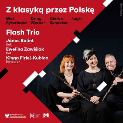 "Z klasyką przez Polskę": Flash Trio w województwie mazowieckim