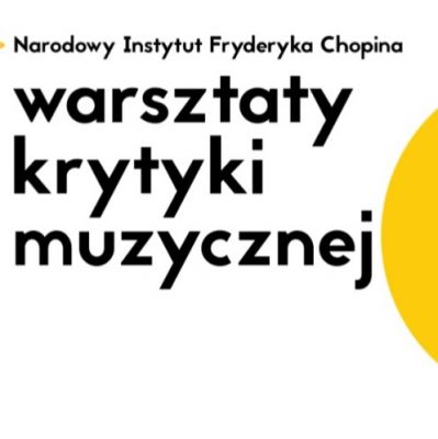 Warsztaty krytyki muzycznej 2024 w Warszawie