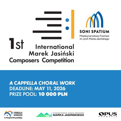 1st Marek Jasiński International Composition Competition in Stargard