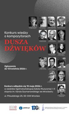 Konkurs wiedzy o kompozytorach "Dusza dźwięków"