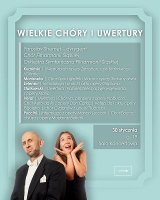 Wielkie chóry i uwertury w Filharmonii Śląskiej