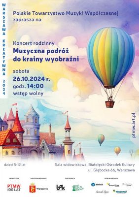 Interactive concert "Musical Journey to the Land of Imagination" in Białołęka