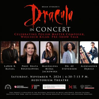 American premiere of the project "Dracula Live in Concert with Chicago Philharmonic"